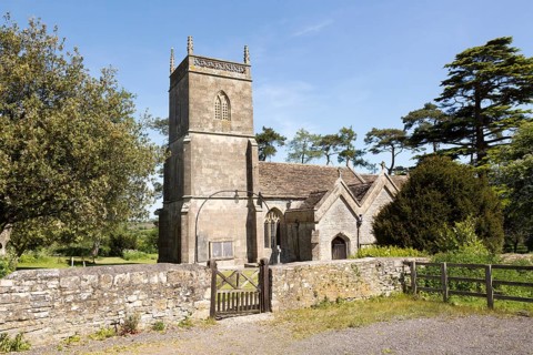 Village parish church of Saint James, Milton Clevedon, Somerset, England, UK