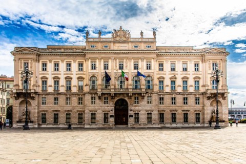 Palazzo del Lloyd Triestino, 1883, Piazza Unità d'Italia in the heart of the city, surrounded on