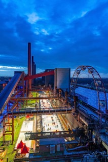 The ice rink at the Zollverein coking plant, Zollverein Coal Mine Industrial Complex World Heritage
