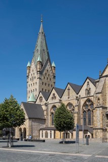 Paderborn Cathedral, Paderborn, Westphalia, North Rhine-Westphalia, Germany, Europe