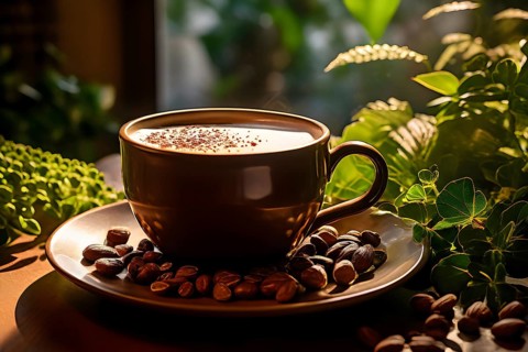 Sweet hot chocolate, AI generated food, AI generated