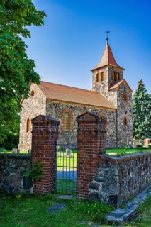Schönefeld village church, Niedergörsdorf, Teltow-Fläming, Brandenburg, Germany, Europe