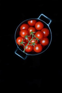Cherry tomatoes in pots, cherry tomato, Solanum lycopersicum