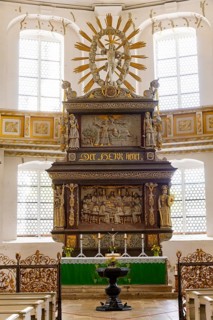 Schwarzenberg/Erzgeb. The Protestant-Lutheran St George's Church is a baroque hall church from