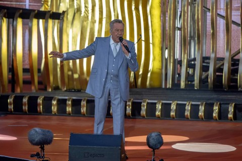 Roland Kaiser live on The big tour for the 50th stage anniversary at the Berlin Waldbühne on