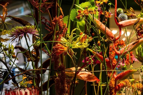 Artistic flower arrangements and decorations, German Floristry Championships, Berlin, Germany,