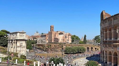 Arch of Constantine, Colosseum, Rome, Italy, Europe