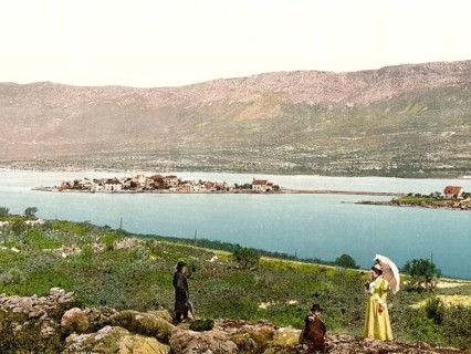 Little Venice of Salona, Dalmatia, today Croatia, c. 1890, Historic, digitally restored