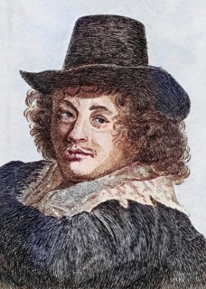 Frans Hals 1584-1666 Dutch painter, Historical, digitally restored reproduction from a 19th century