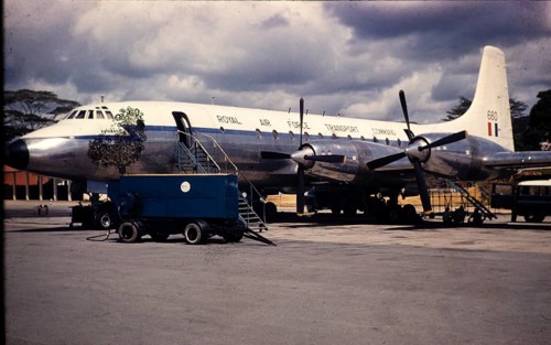 HEAVILY DAMAGED PUSH Alphard XL660, Royal Air Force Transport Command aircraft, Bristol 175