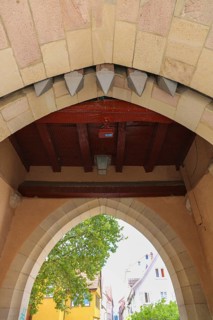 Reutlingen garden gate, first mentioned as Neues Tor in 1392. historical building, town gate,