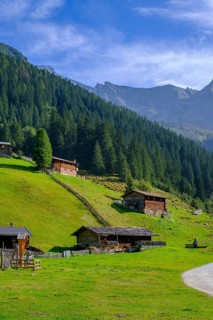 Helgas Alm, Valser Tal, Valser Tal Natura 2000 nature reserve, Wipptal, Tyrol, Austria, Europe