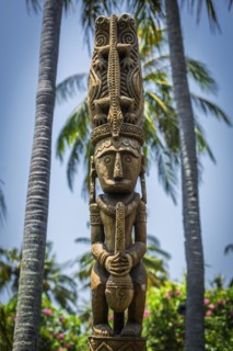 Statue of a native, sculpture, figure, totem, sculpture, religion, tree, wood, art, architecture,