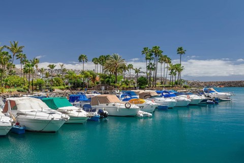 Marina in Anfi del Mar, Playa de la Verga, Arguineguin, Gran Canaria, Canary Islands, Spain, Anfi
