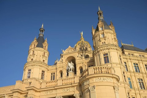 Schwerin Castle, State Parliament, Schwerin, Mecklenburg-Vorpommern, Germany, Europe