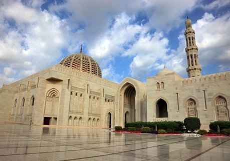 The Great Sultan Qabus Mosque in Muscat is the main mosque in Oman. It is considered one of the