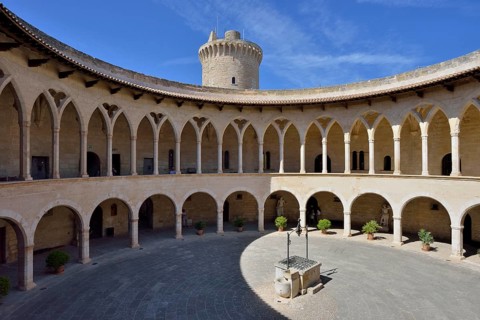 Bellver Castle, Palma de Mallorca, Majorca, Balearic Islands, Spain, Europe