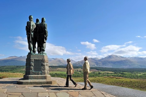 Commando Memorial, bronze memorial by Scott Sutherland commemorating the commandos who trained here