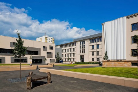 The remodelling and new buildings have turned the site into the third largest campus in Dresden.