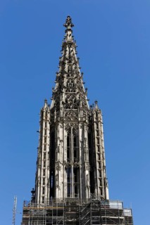Ulm Cathedral, west tower, Cathedral of Our Lady in Ulm, Gothic architectural style, sacred