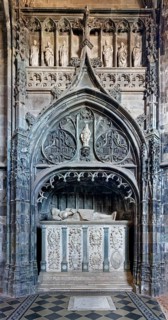 Tomba of Lodovico II di Saluzzo also Ludovico II del Vasto, burial place in French flamboyant