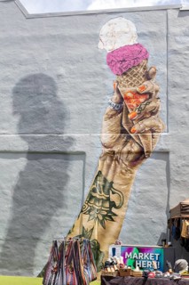 Straßenkunst, Christchurch, Neuseeland