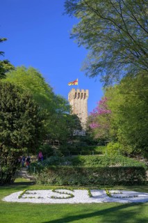Castello Carrarese and Park, Este, Province of Padua, Italy, Europe