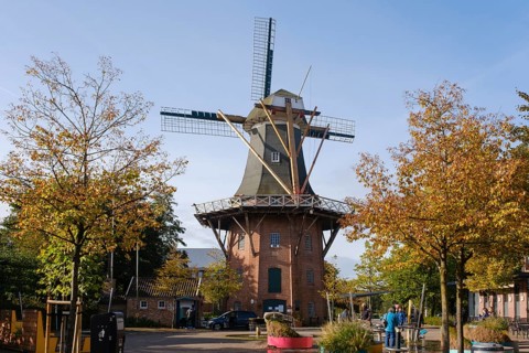 Meyers Mühle, Galerie-Holländer, Papenburg, Emsland, Lower Saxony, Germany, Europe