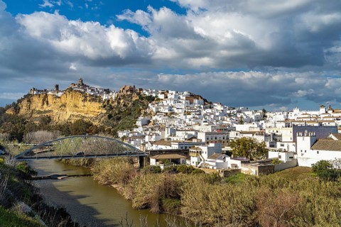 The white houses of Arcos de la Frontera, Andalusia, Spain, Europe