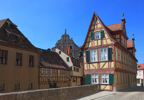 The Malerwinkelhaus, Marktbreit town, Litzingen district, Lower Franconia, Bavaria, Germany, Europe