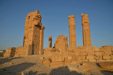 Temple of Amun, Soleb, Northern state, Nubia, Sudan, Africa