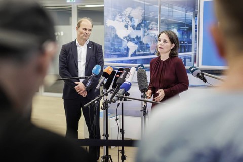 Annalena Bärbock (Bündnis 90 Die Grünen), Federal Minister for Foreign Affairs, photographed during