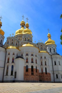 The Uspensky Cathedral, part of the Kiev Cave Monastery, Holy Mary Ascension Monastery, Pecherskaya