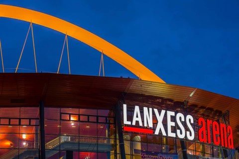 Lanxess Arena, Cologne-Deutz, Cologne, North Rhine-Westphalia, Germany, Europe