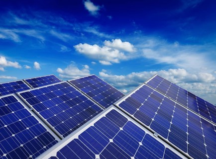Solar power generation technology, alternative renewable energy and environment protection ecology