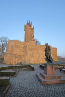 Landmark Wilhelmsturm built in 1895 and monument to Wilhelm I. 1533-1584, Prince, Count of Orange