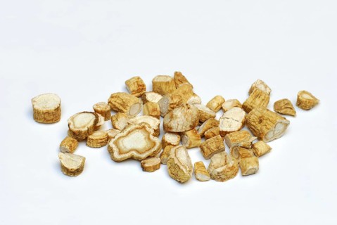 Real ginseng, sliced ginseng root, seng, Ginseng (Panax ginseng) Korean ginseng (Araliaceae),