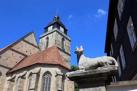 Holy Trinity Church, Eisfeld, Hildburghausen County, Thuringia, Bavaria, Germany, Europe
