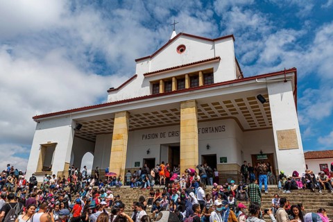 Monserrate Sanctuary, Bogota, Colombia, South America
