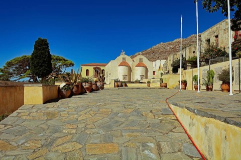 Preveli Monastery, South Coast Crete, Greece, Europe