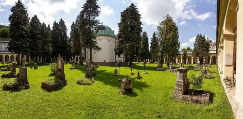 Burial Ground and Arcades with Gabriel Chapel, Mausoleum for Prince Archbishop Wolf Dietrich,