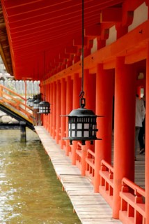 Lanterns, Shinto Shrine, Shintoism, Itsukushima Shrine, Itsukushima jinja shrines, Miyajima, Japan,