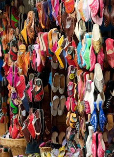 Morocco, Medina, Essaouira, Shoes, Africa