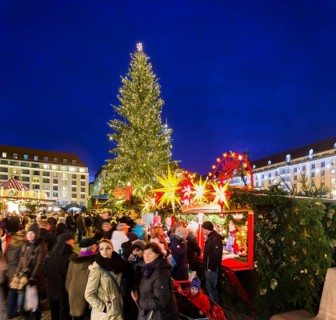 The Striezelmarkt, which has been held since 1434, is the oldest Christmas market in Germany and