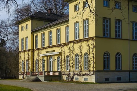 Princely summer palace, country house, princely palace complex Krauchenwies, historic building,