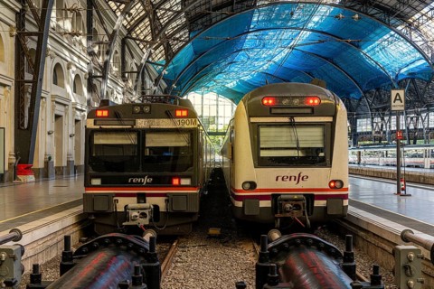 Estacio de Franca, terminus in Ciutat Vella, Barcelona, Spain, Europe