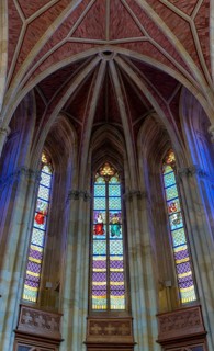 Interior photograph, ceiling vault in the Friedrichswerder Church, Berlin, Germany, Europe