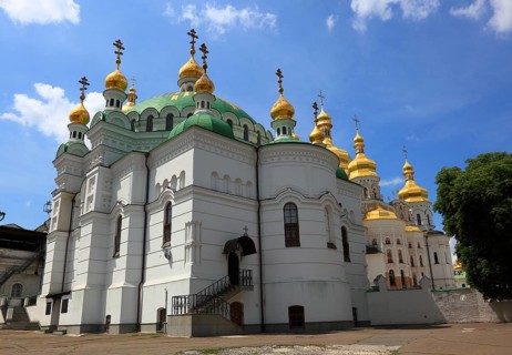 The Uspensky Cathedral, part of the Kiev Cave Monastery, Holy Mary Ascension Monastery, Pecherskaya