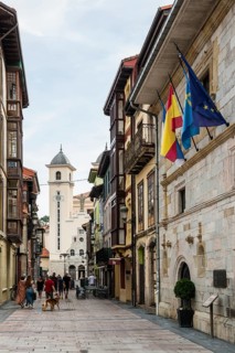 Alley, Ribadesella, Asturias, Asturias, Costa Verde, Northern Spain, Spain, Europe