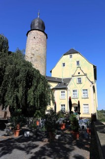 The Eisfeld Castle in Eisfeld, Hildburghausen County, Thuringia, Germany, Europe